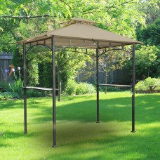 Garden Winds Replacement Canopy Top for the Lighted Grill gazebo, BEIGE COLOR   